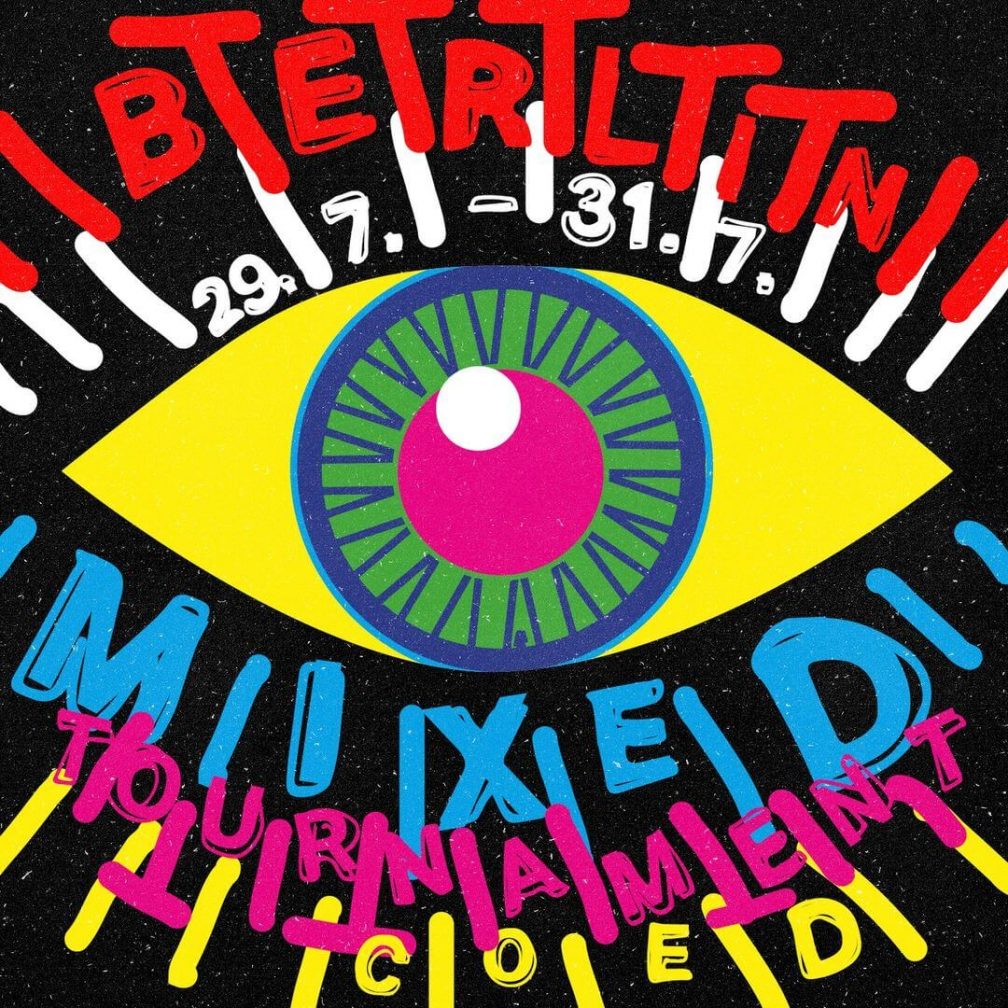 Berlin mixed 2022 poster, a big eyeball